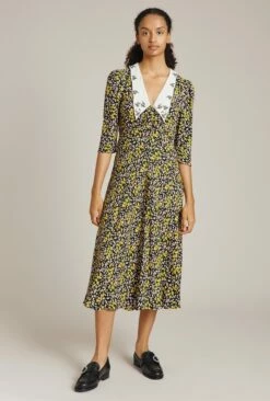 Wynn Dress Yellow Bouquet