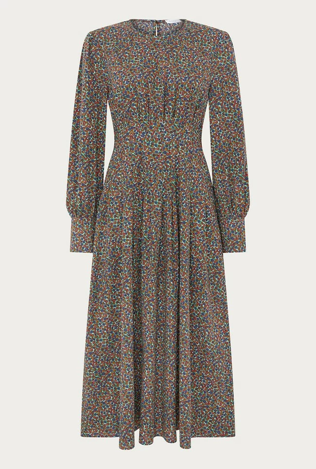 Tabatha Dress Orange Floral - Image 5