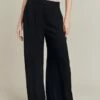 Brooke Wide-Leg Trousers Black