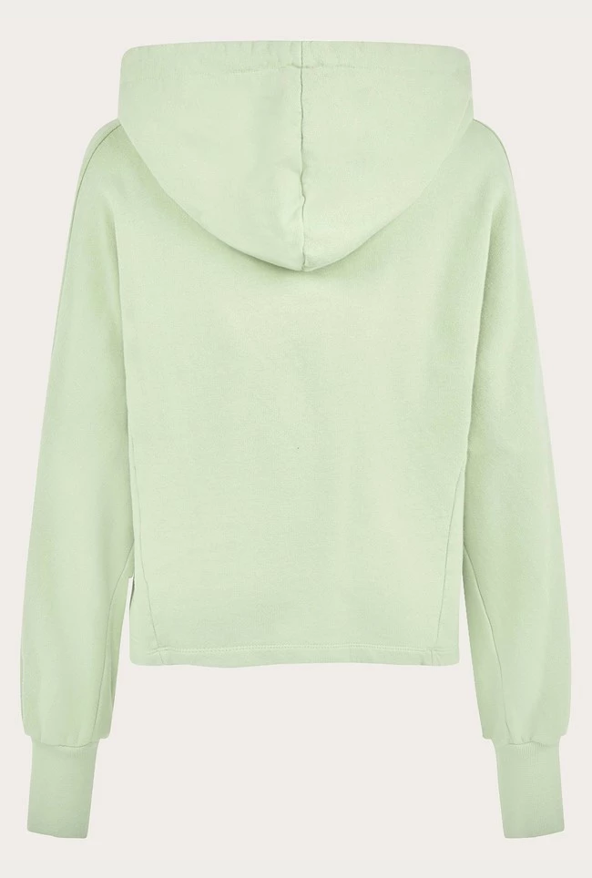 Cropped Organic Hoodie Mint Green - Image 7