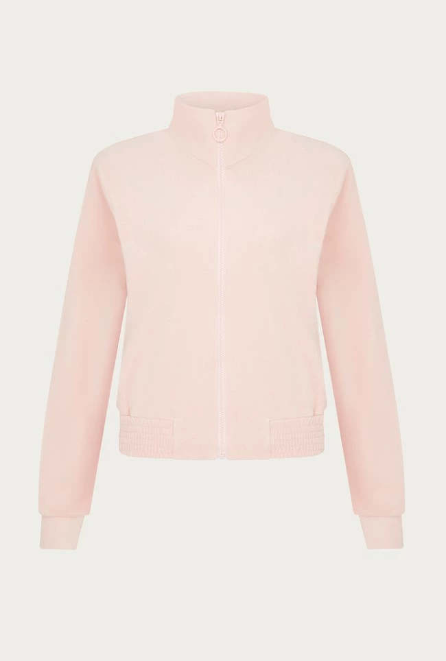 Velour Track Top Pink - Image 5