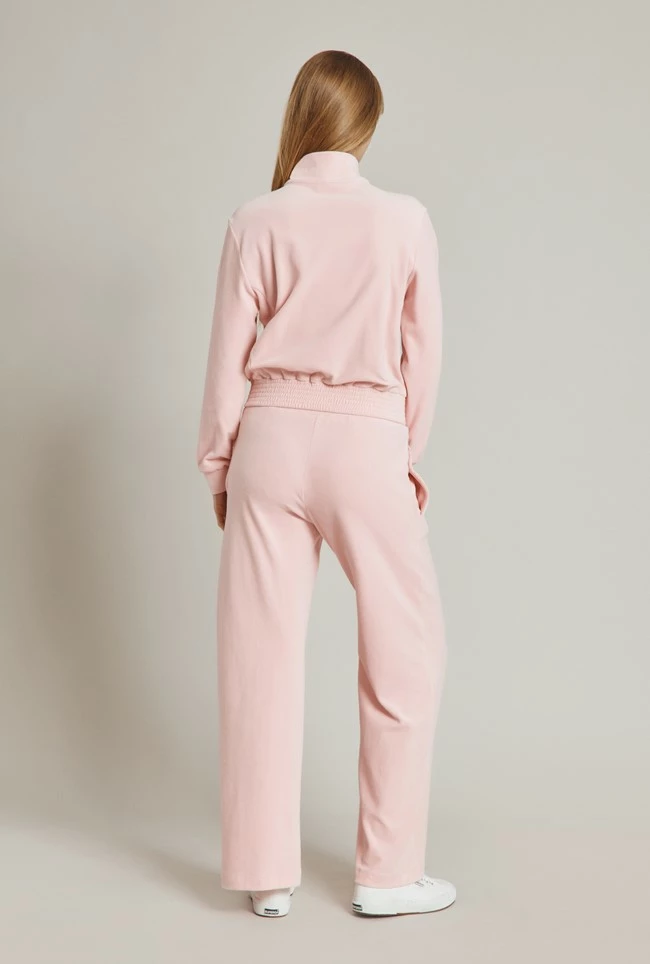 Velour Track Top Pink - Image 4