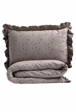 Charlotte Duvet Set Taupe Taupe
